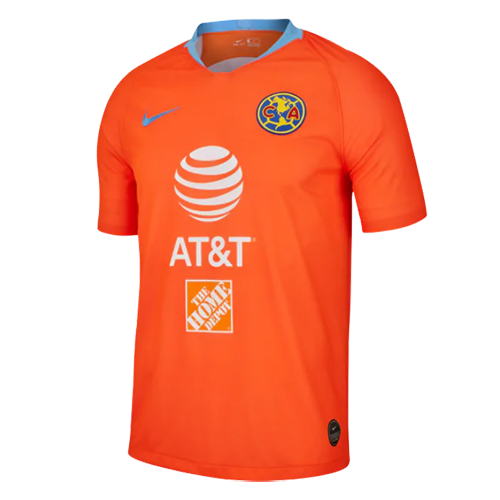19 Club America Third Away Orange Soccer Jerseys Shirt Cheap Soccer Jerseys Shop Minejerseys Com Cn