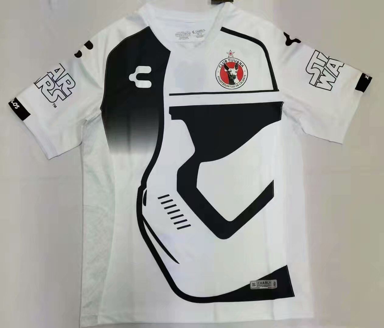 19 Club Tijuana Alternativo Star Wars White Soccer Jerseys Shirt Minejerseys